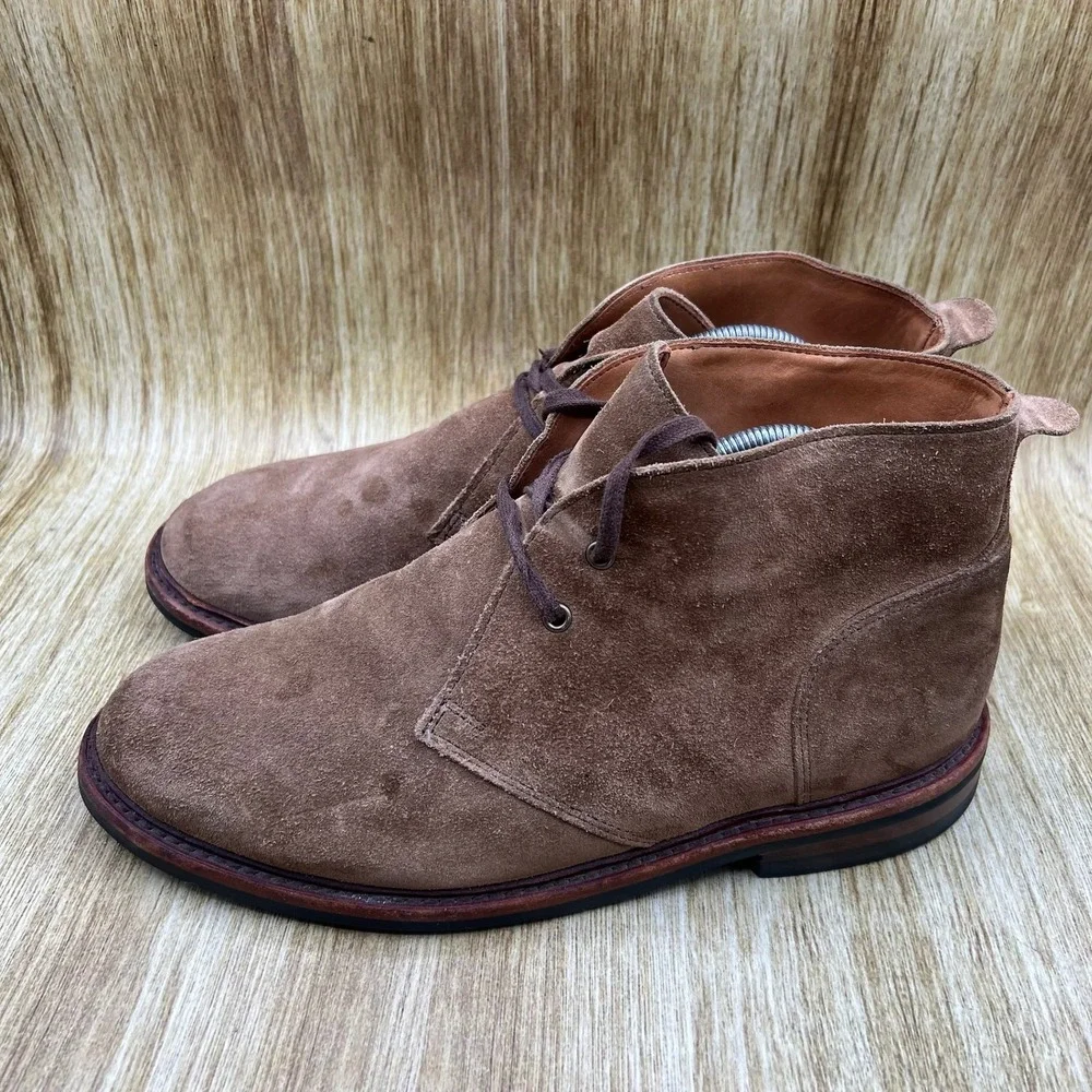 Allen Edmonds Chandler Chukka Boots Men's Size 9 Brown Suede Lace Up‎ 5836